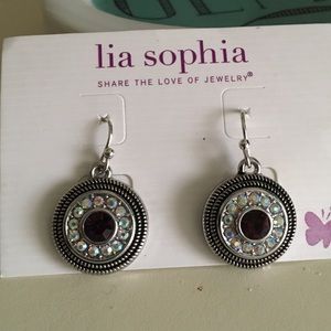 💐 NEW—Lia Sophia earrings—sparkly fun!
